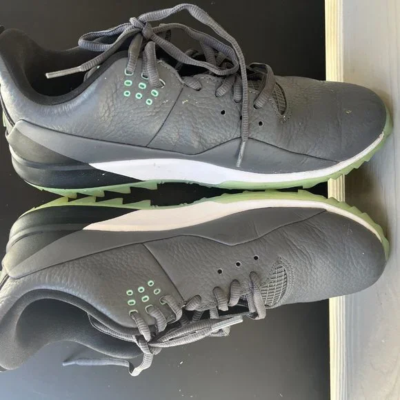 Nike Air Jordan Men's ADG 3 Dark Grey Green Glow Golf Shoes Size 9.5 - Picture 12 of 13